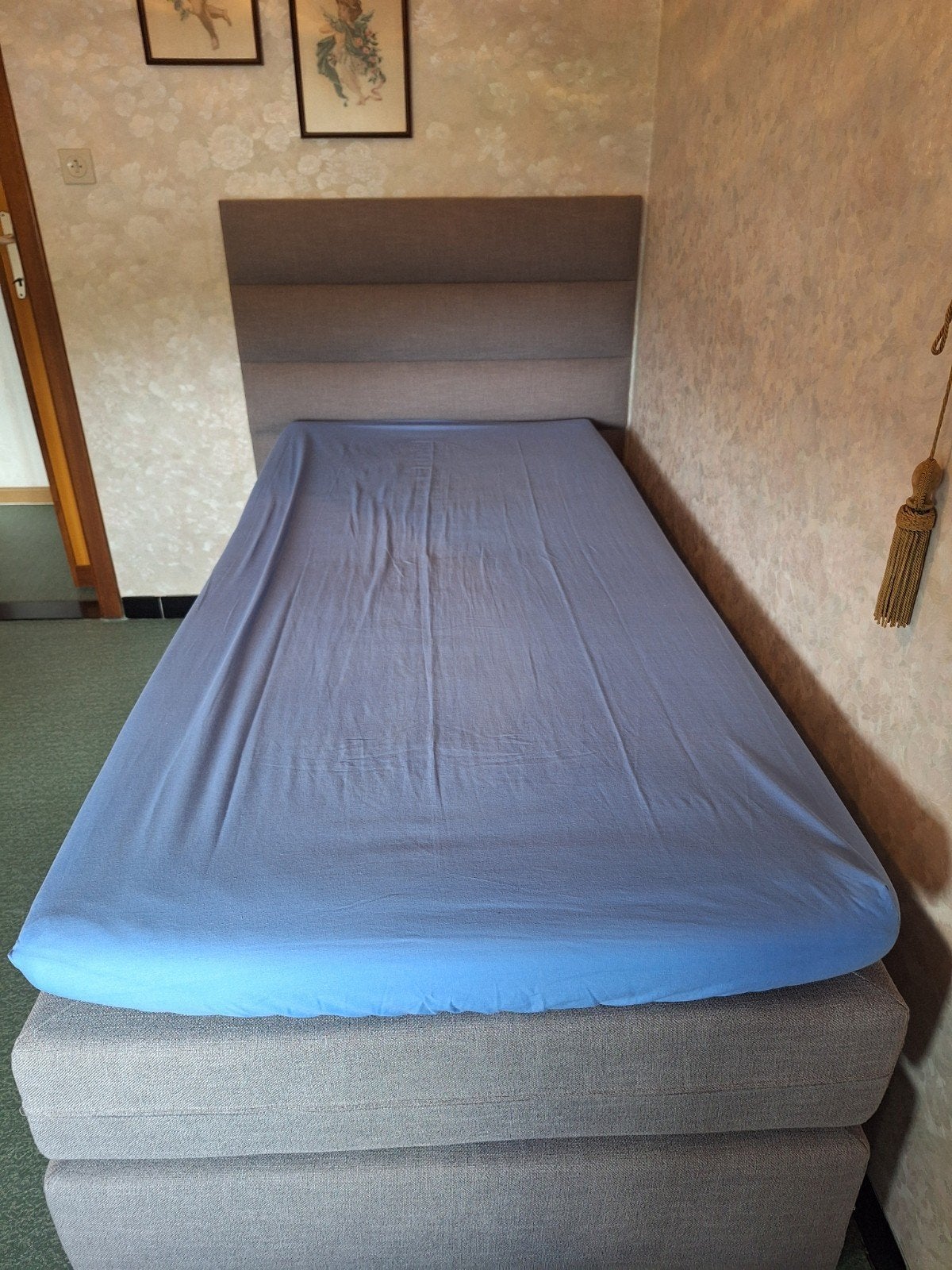 box spring, Maison & Meubles, Chambre à coucher | Lits boxsprings, Enlèvement, 200 cm, 90 cm