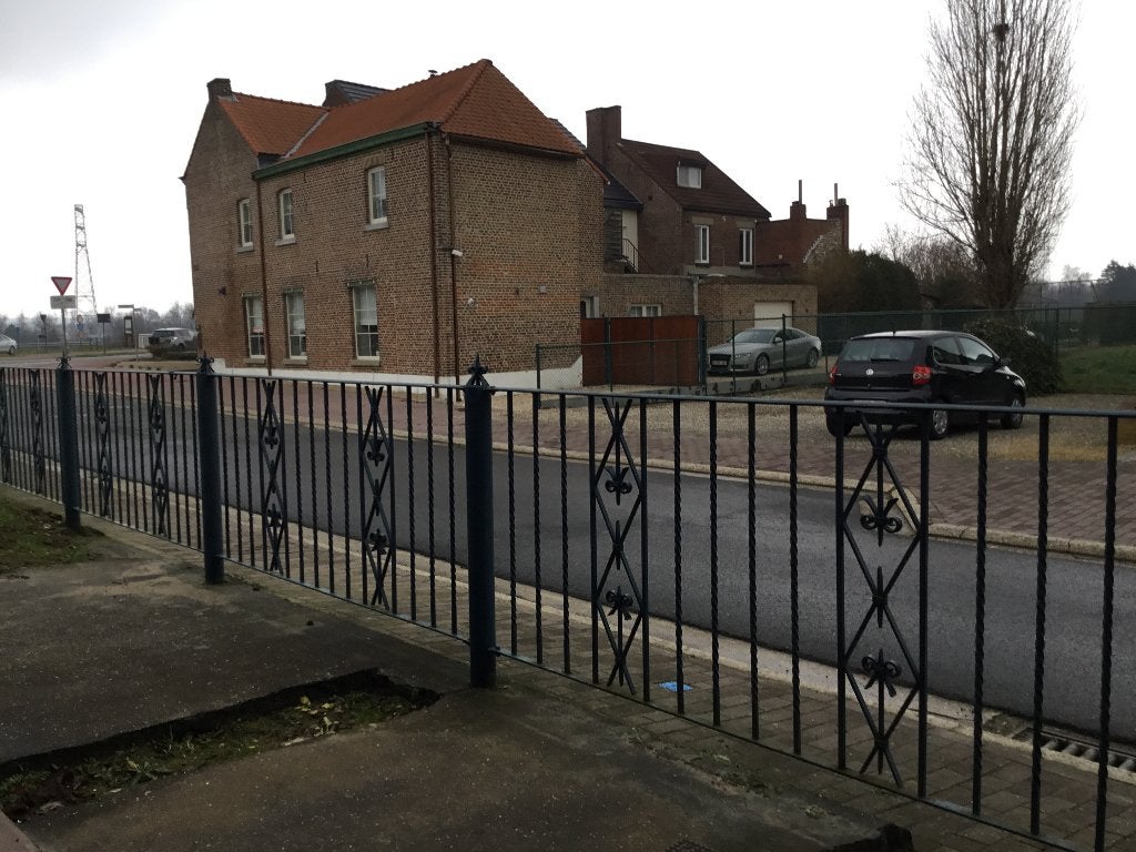 Sierhekwerk (50 lopende meter), Tuin en Terras, Ophalen, Met poort, Gebruikt, Sierhekwerk
