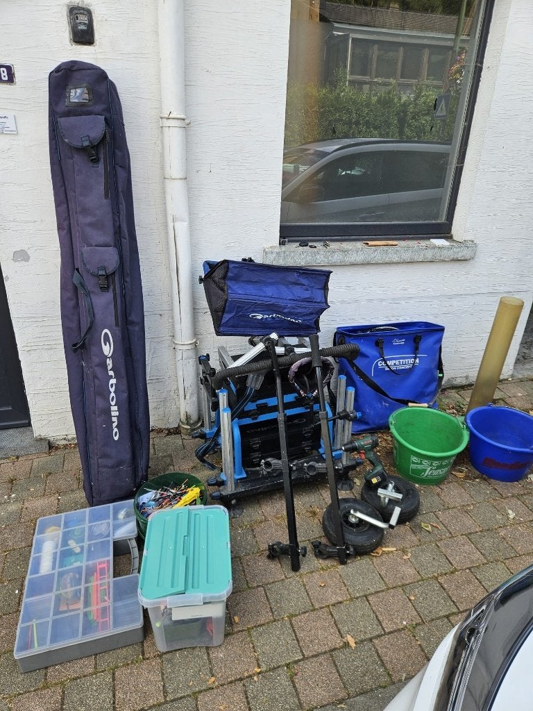 Matériel de pêche, Watersport en Boten, Hengelsport | Algemeen, Gebruikt, Complete hengel, Ophalen