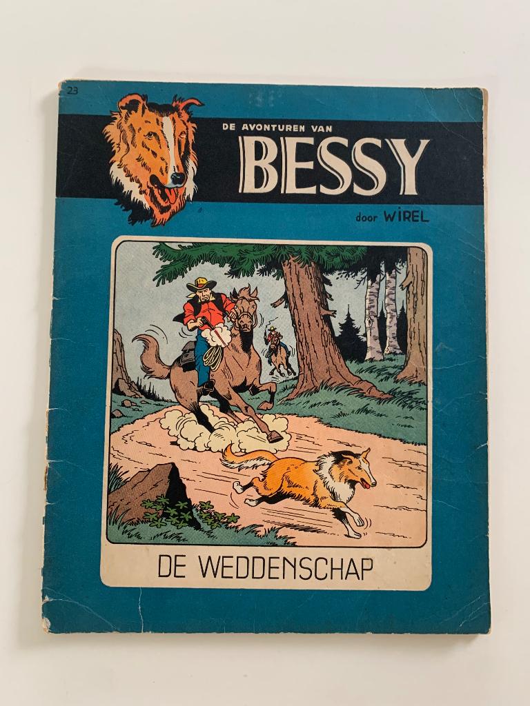 De weddenschap  Originele oude Bessy-uitgave, Une BD, Enlèvement ou Envoi, Utilisé