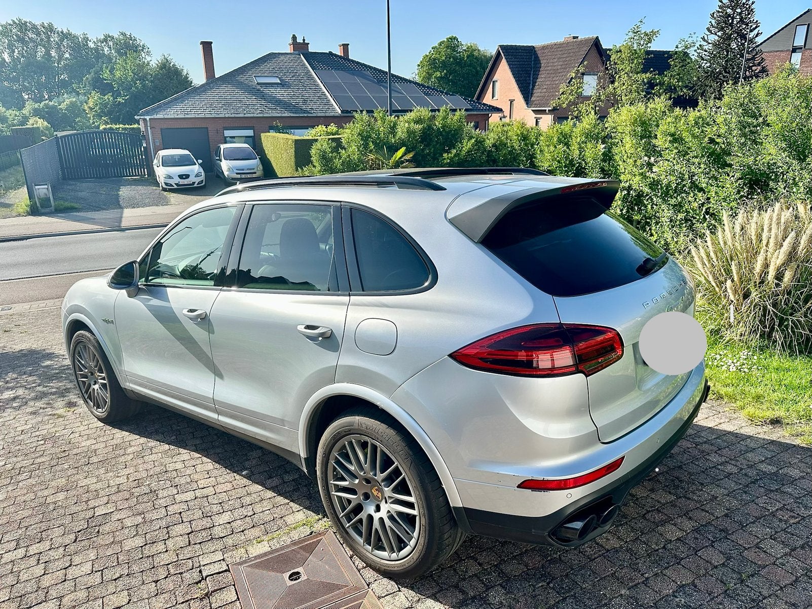 Porsche Cayenne S E-Hybride - GEKEURD V VERKOOP ! Rijd TOP, Autos, Porsche, Achat, Carnet d'entretien, Noir, 5 portes