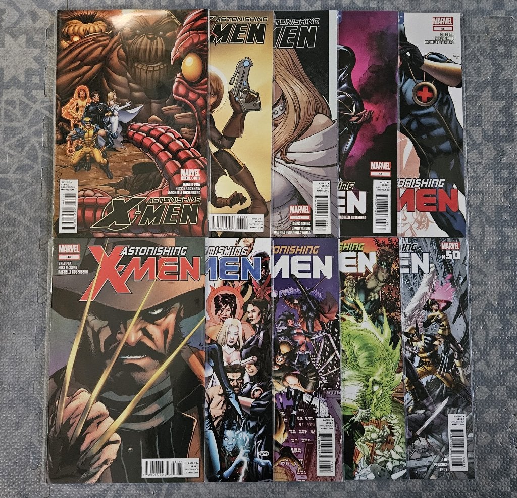 Astonishing X-Men (vol.3) #41-50 (2011), Amerika, Complete serie of reeks, Ophalen of Verzenden, Zo goed als nieuw