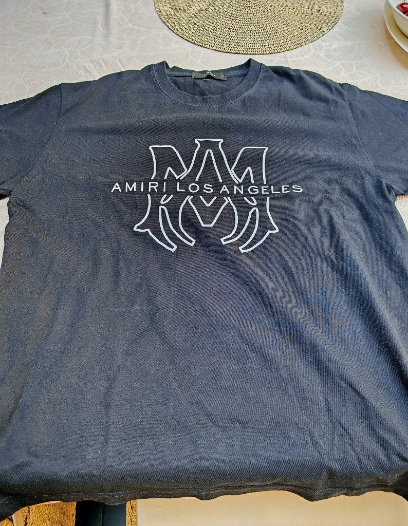 Amiri T-shirt, Kleding | Heren, Maat 48/50 (M), Zwart, Nieuw, Ophalen of Verzenden