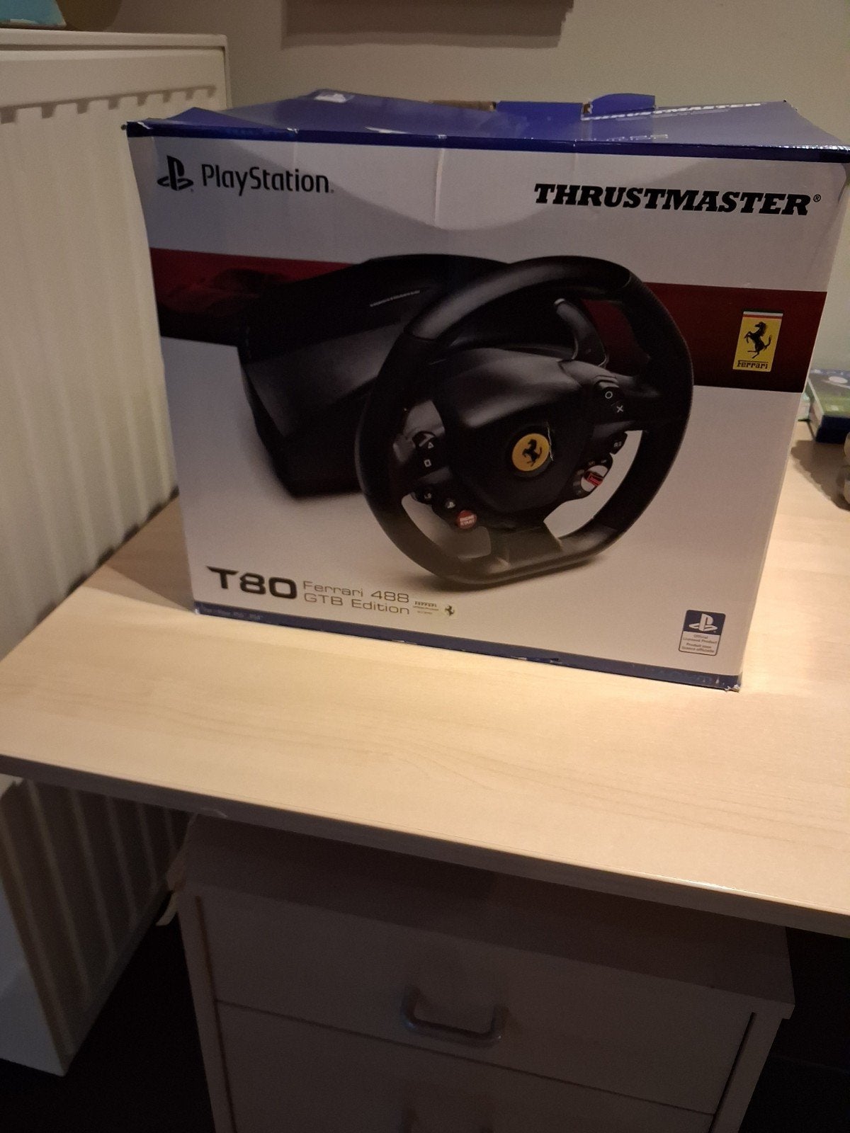 PlayStation Thrustmaster T80Ferrari 488 GTB Edition, Enlèvement, Utilisé