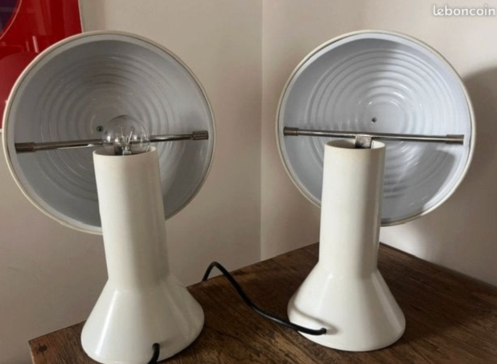Elmetto Martinelli vintage Italiaanse lamp, Ophalen