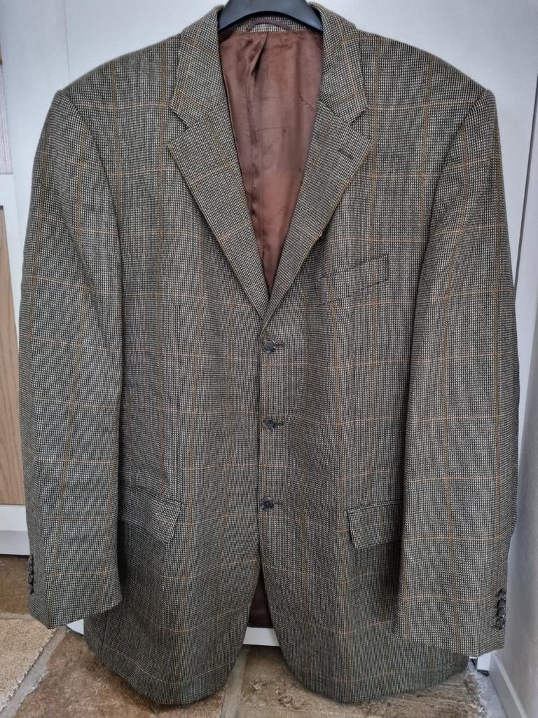 Blazer Scabal maat 60/4Xl, Kleding | Heren, Kostuums en vesten, Bruin, Overige maten, Ophalen of Verzenden, Zo goed als nieuw