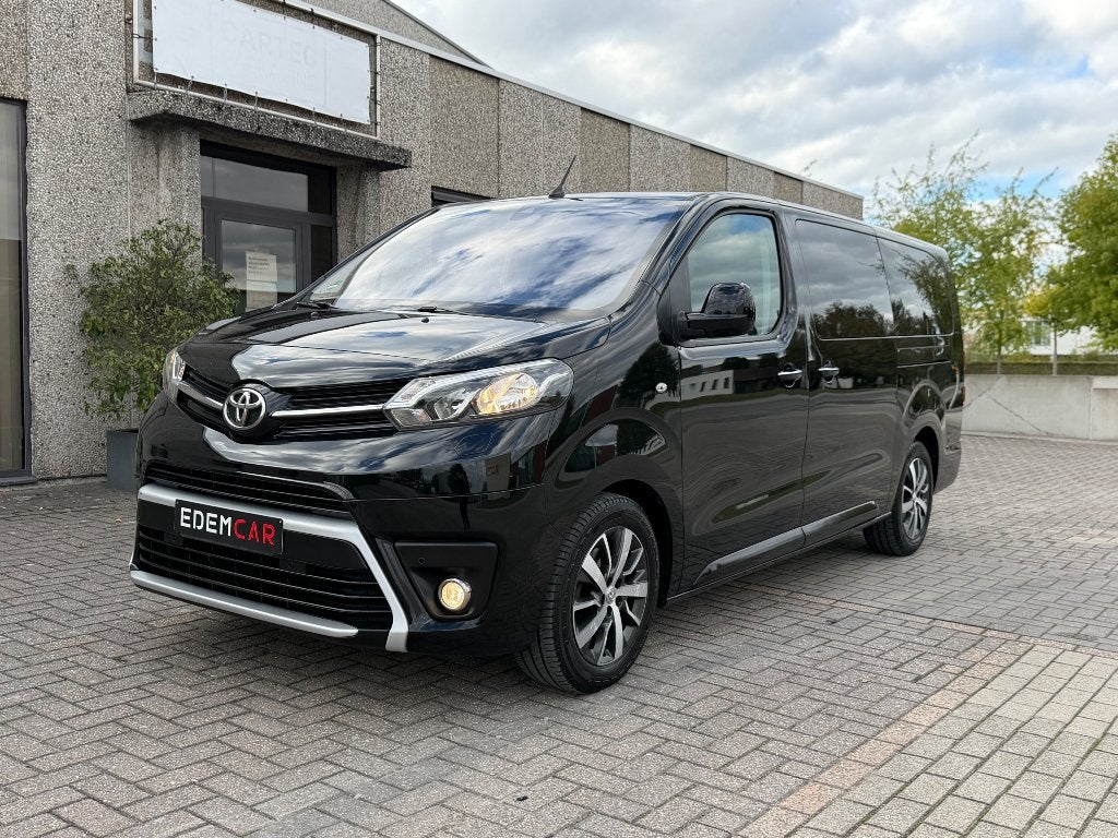 Toyota Proace Verso 2.0 D-4D L3 180 PK Automaat 8 Zitpl, Auto's, Dealer onderhouden, 4 cilinders, Zwart, Bedrijf