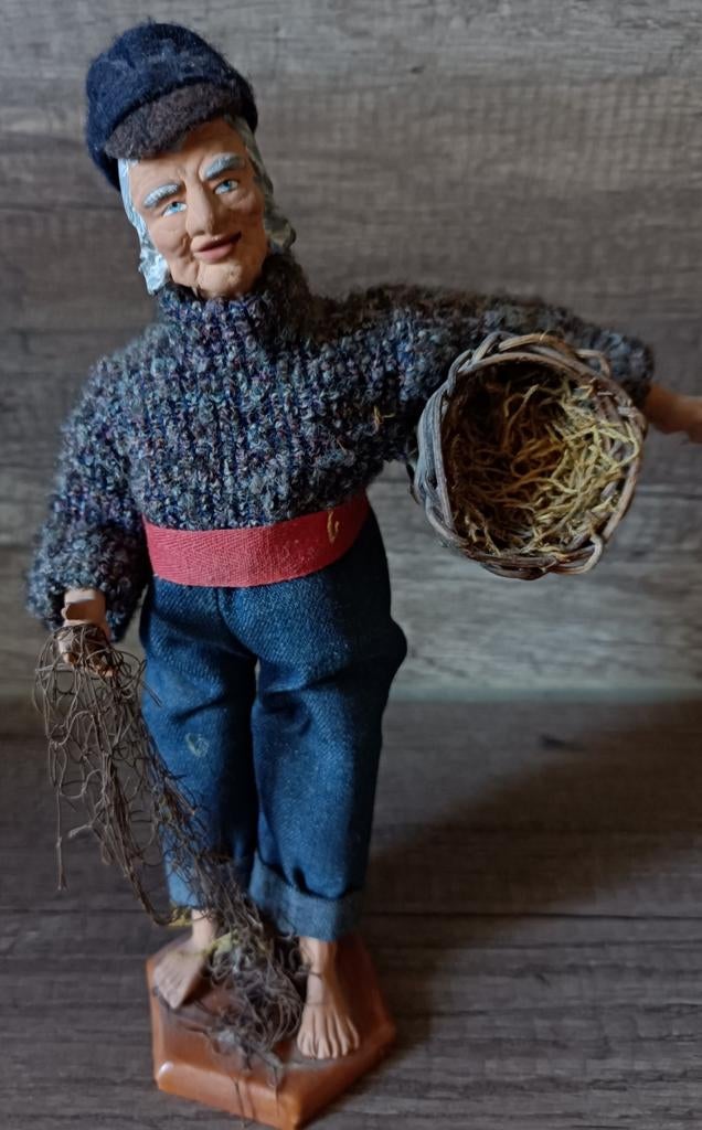 Santon pêcheur, Hobby & Loisirs créatifs, Modélisme | Figurines & Dioramas, Enlèvement ou Envoi