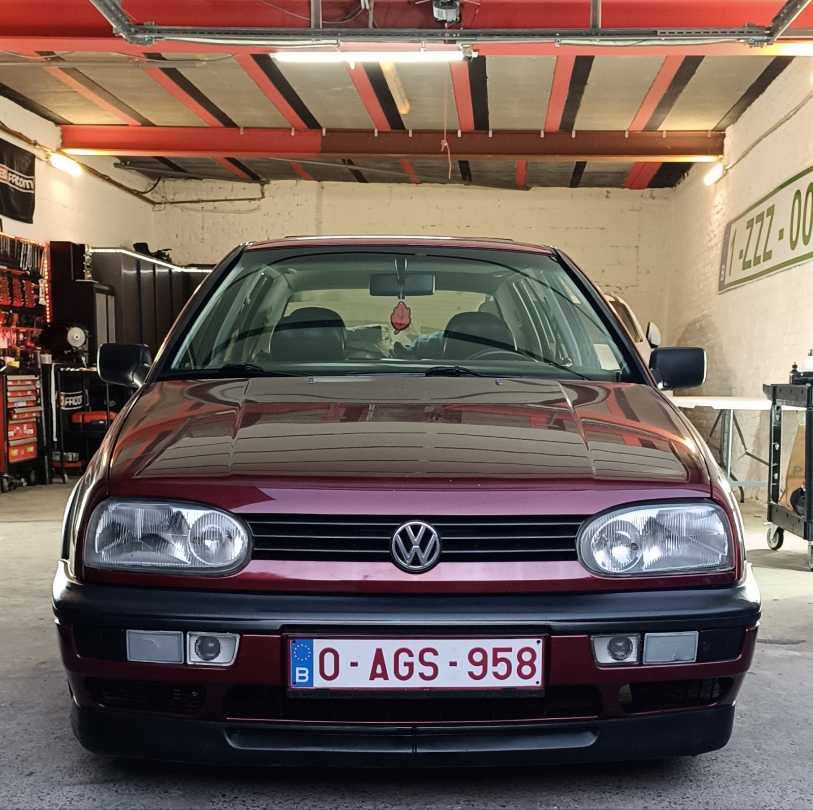 Golf 3 Vr6 2.8 1993 100.000 km echt OBD1, Lederen bekleding, Leder, 5 deurs, 6 cilinders