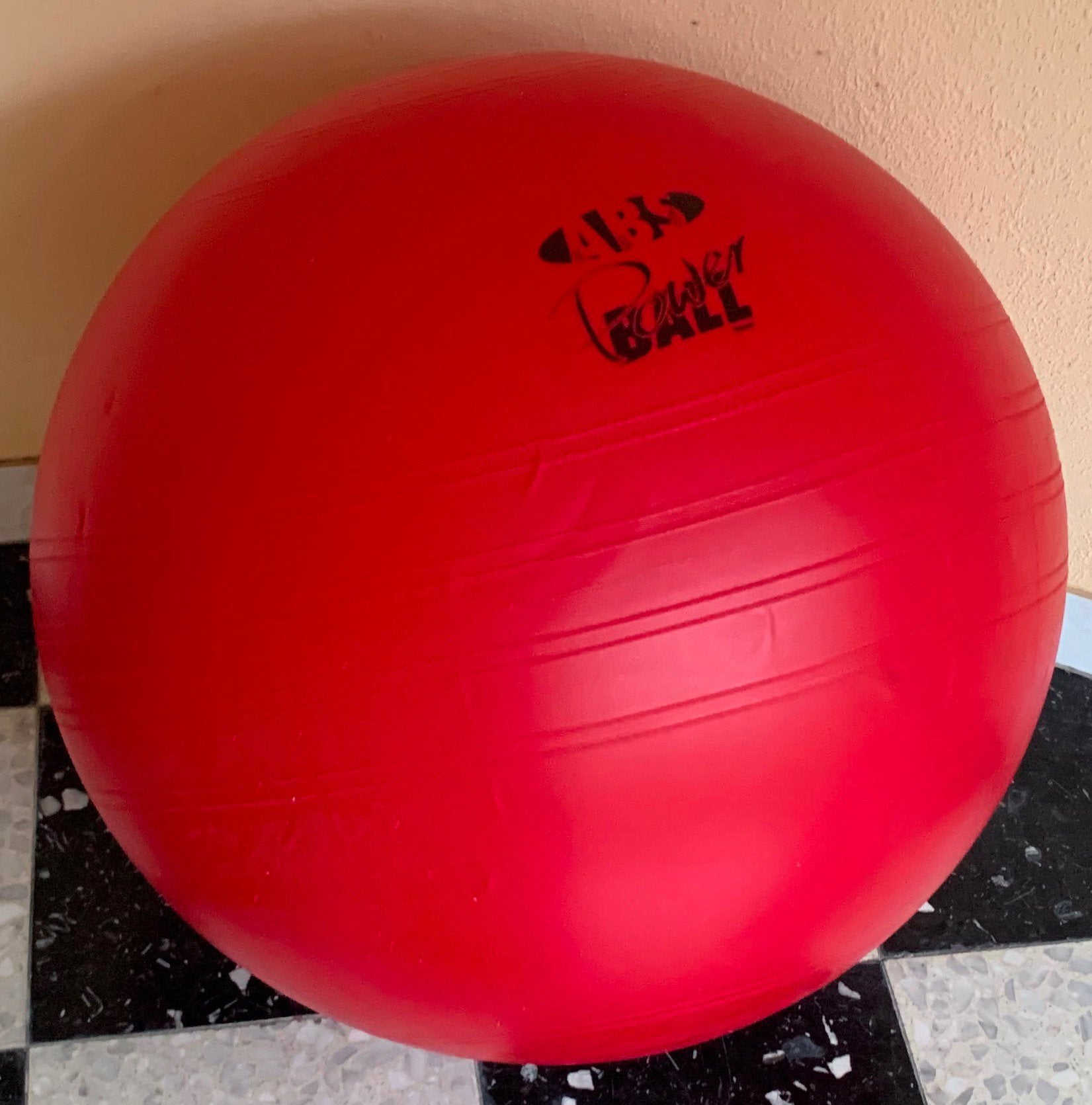 Ballon Rouge TOGU ABS / Powerball / ballon d’assise XL75, Sport en Fitness, Overige Sport en Fitness, Ophalen, Gebruikt