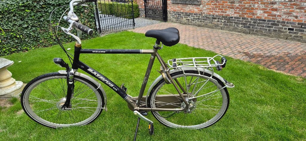 Herenfiets Batavus, Fietsen en Brommers, Ophalen, Gebruikt, Velgrem, Versnellingen