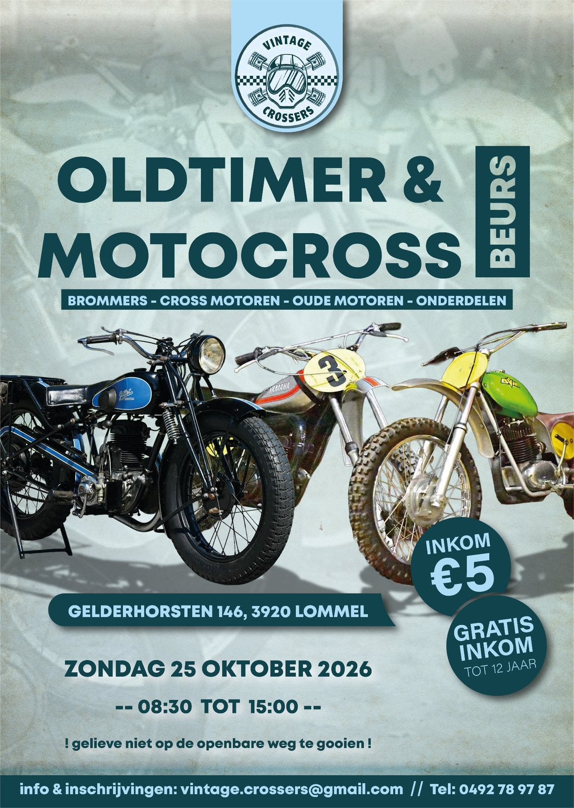 Oldtimer en motocross beurs 25 oktober 2026, Motoren, Onderdelen | Oldtimers, Ophalen