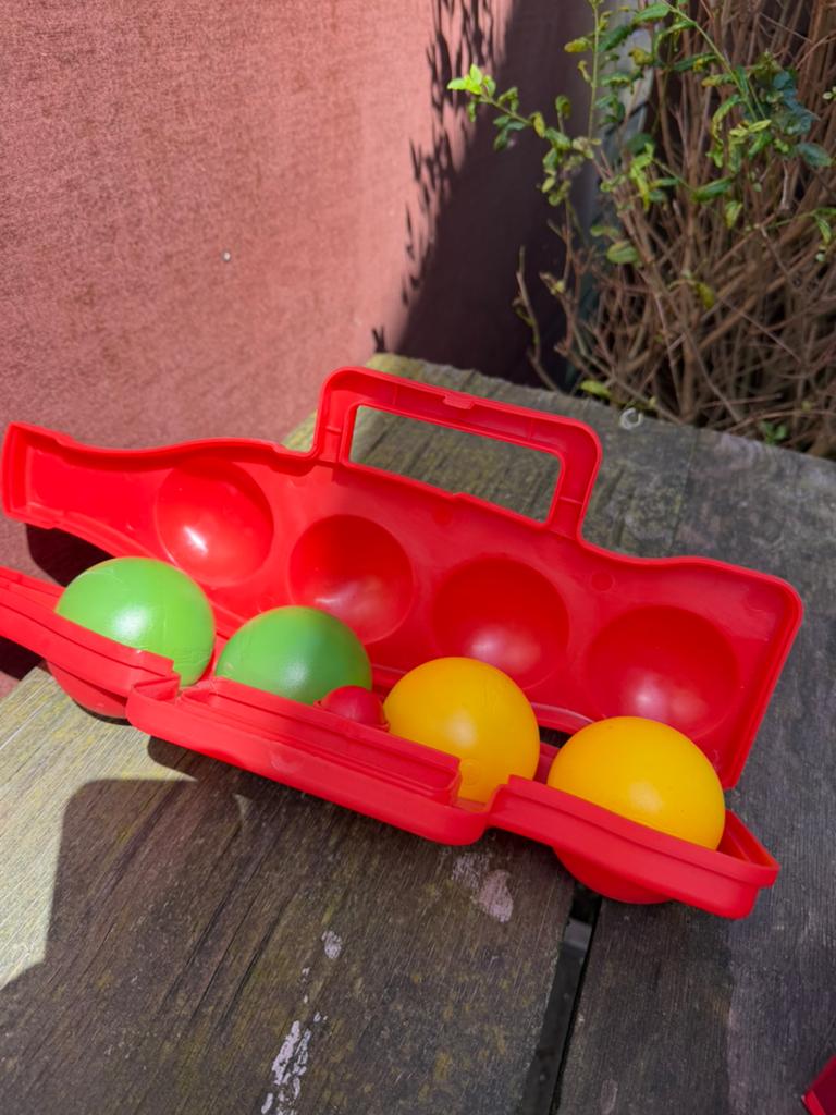 Cola petanque ballen met water in, Ophalen of Verzenden, Zo goed als nieuw