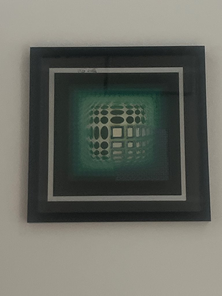 Vasarely, Signé, Enlèvement