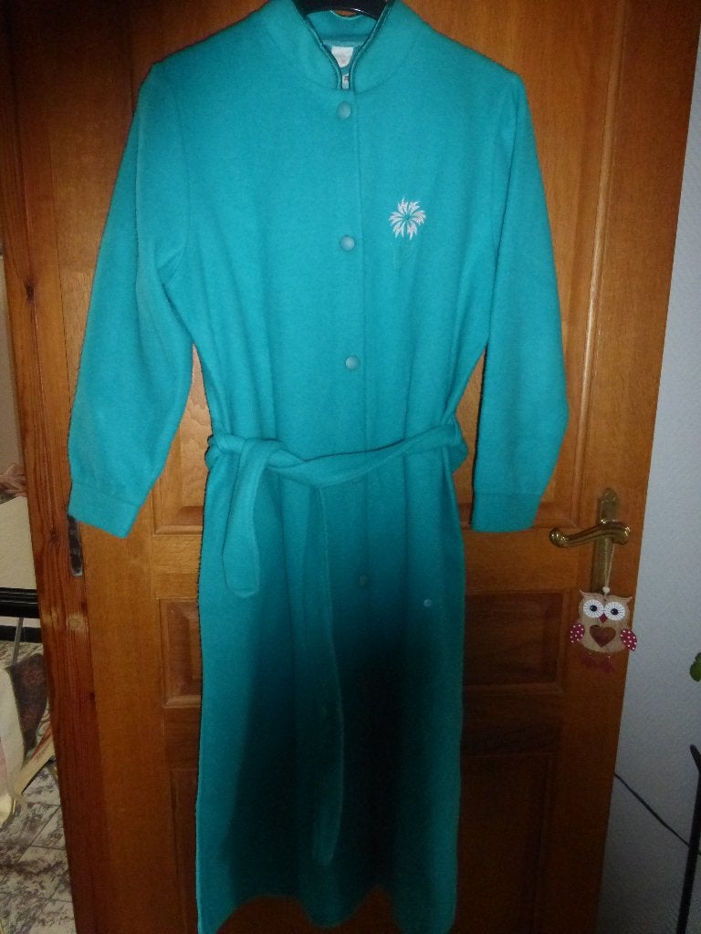 Long peignoir femme T: M, Enlèvement ou Envoi, Comme neuf, Vert