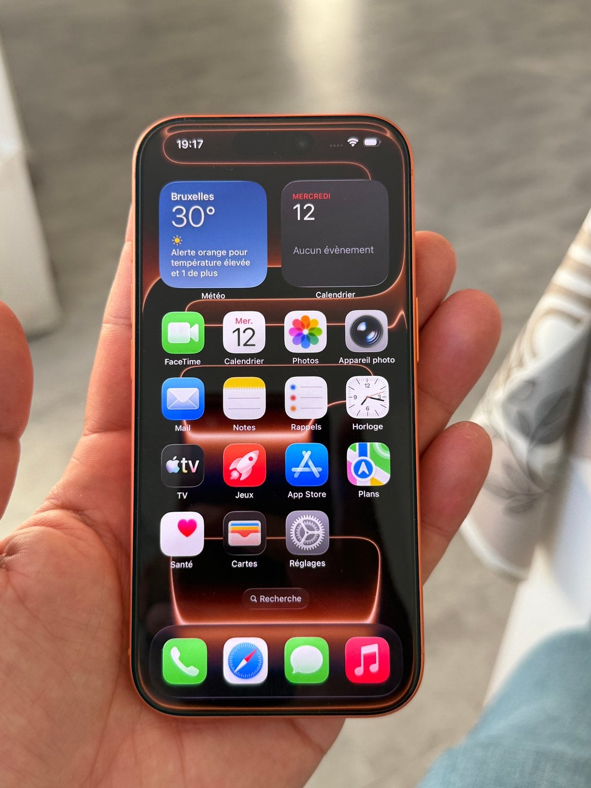 iPhone 17 Pro Max 256Gb Orange comme neuf, vd/éch, Télécoms, Téléphonie mobile | Apple iPhone, 256 GB, Comme neuf, Enlèvement