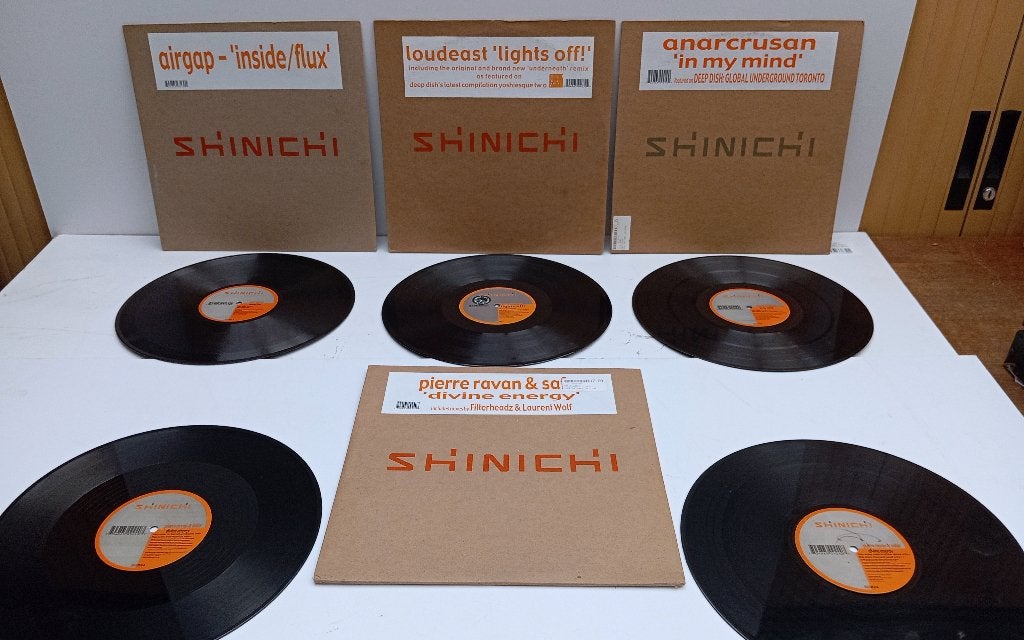 VINYLE SHINICHI Progressive House, 5 LP, CD & DVD, Enlèvement ou Envoi, House, LP