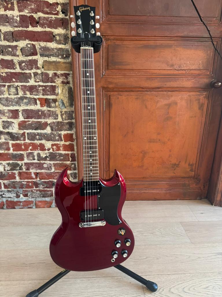 Gibson sg special vintage sparkling burgundy, Muziek en Instrumenten, Snaarinstrumenten | Gitaren | Elektrisch, Zo goed als nieuw