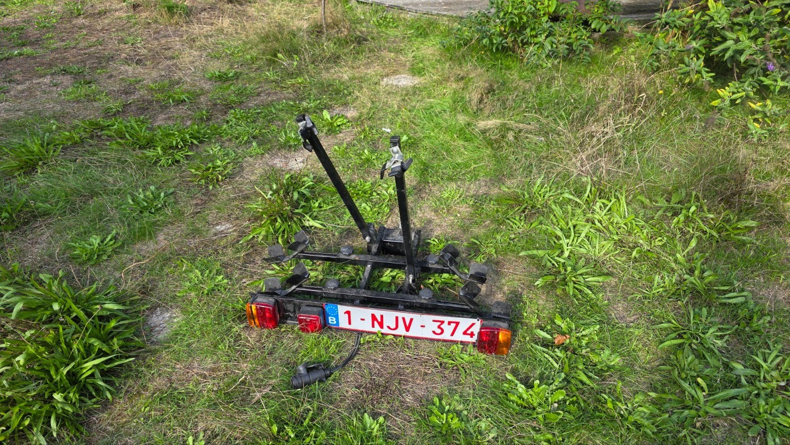 porte-vélos pour 2 vélos, simple mais robuste, Enlèvement, 2 vélos, Utilisé, Pneus larges
