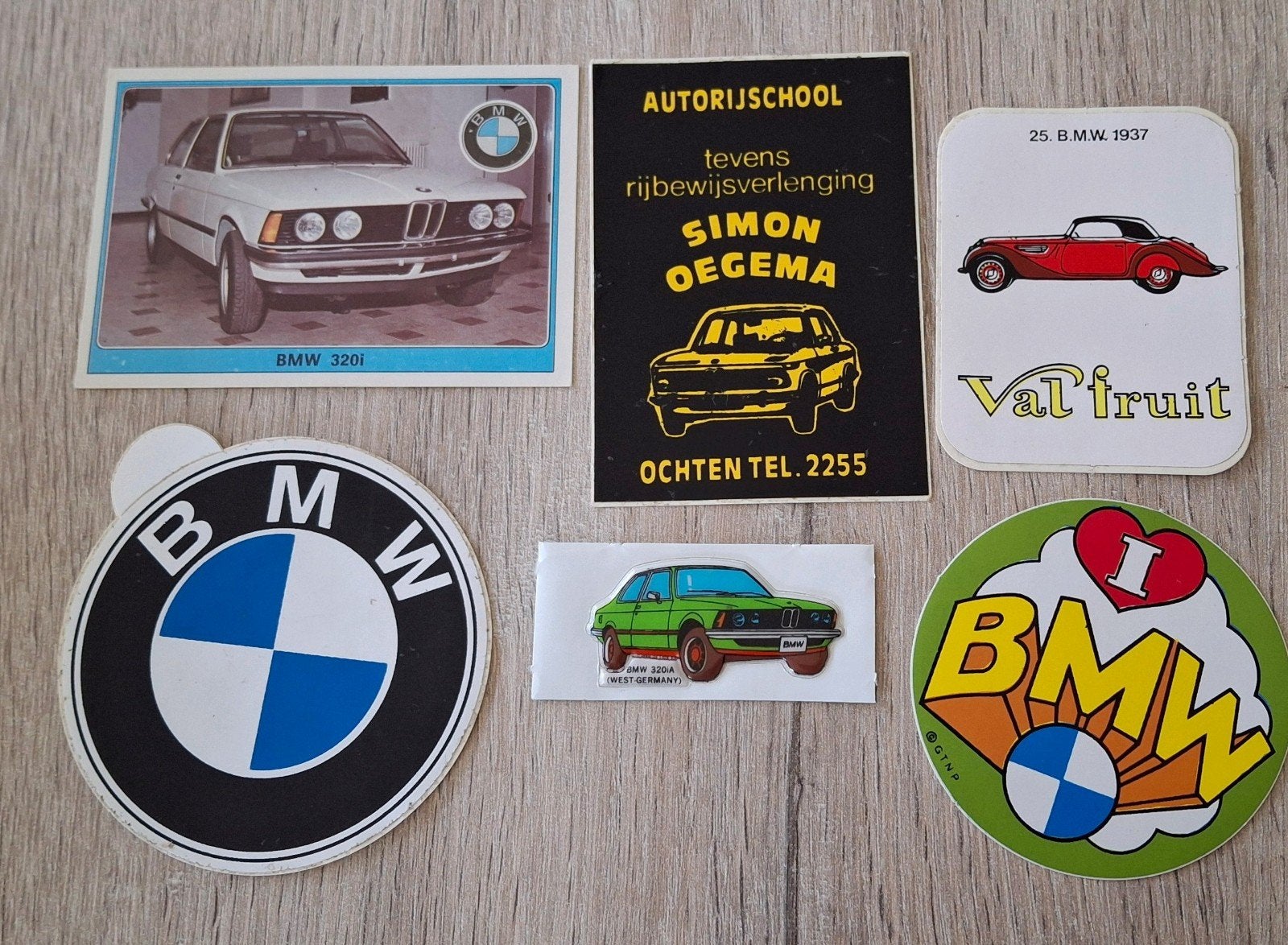 Lot de stickers logo de la marque de voiture BMW, Enlèvement ou Envoi, Comme neuf, Voiture ou Moto