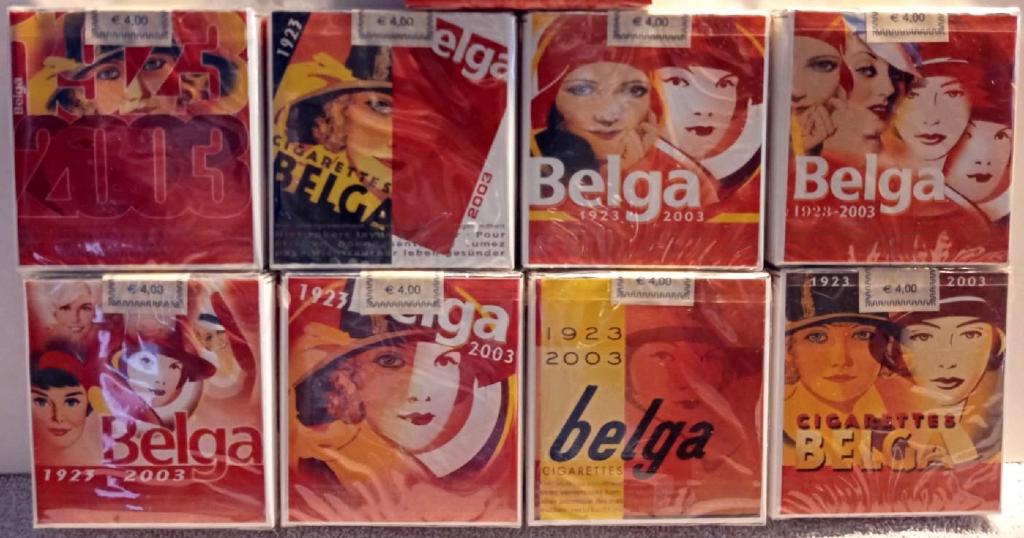 8 paquets de Belga de collection, Collections, Marques & Objets publicitaires, Neuf, Panneau publicitaire, Enlèvement ou Envoi