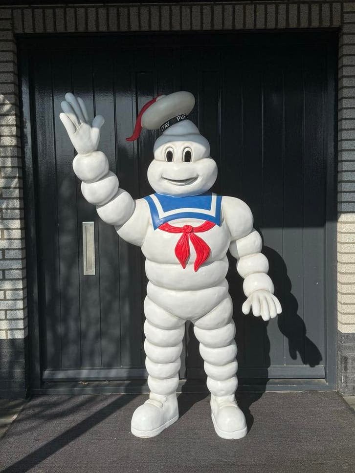Mega grote Michelin Marshmallow pop / beeld, Collections, Statues & Figurines