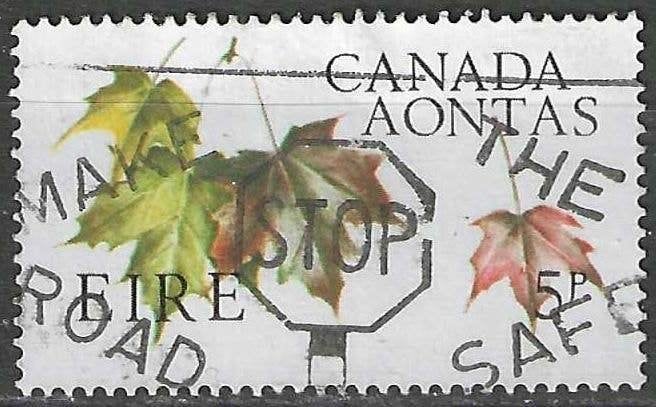 Irlande 1967 - Yvert 195 - Confédération canadiene - 5 (ST), Envoi, Affranchi