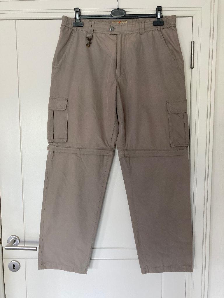 Sportieve afritsbare herenbroek OUTSIDE CASUALS, XL. Zr.g.st, Outdoor Casuals, Beige, Maat 56/58 (XL), Ophalen of Verzenden