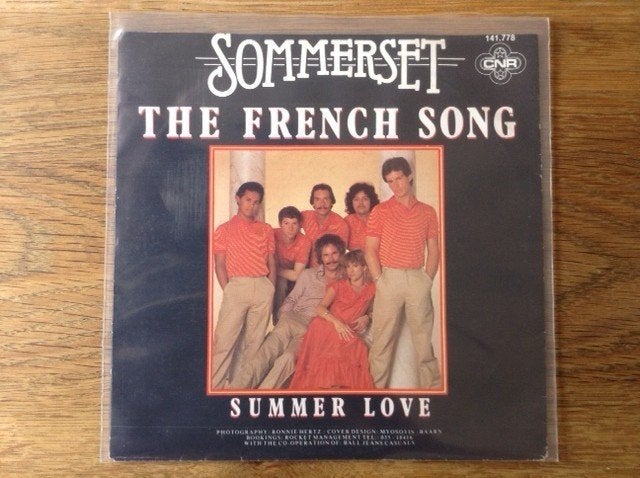 single sommerset, CD & DVD, Vinyles Singles, Pop, Housse de protection extérieure, Pochette photo, Pressage original, 7 inch, Enlèvement ou Envoi