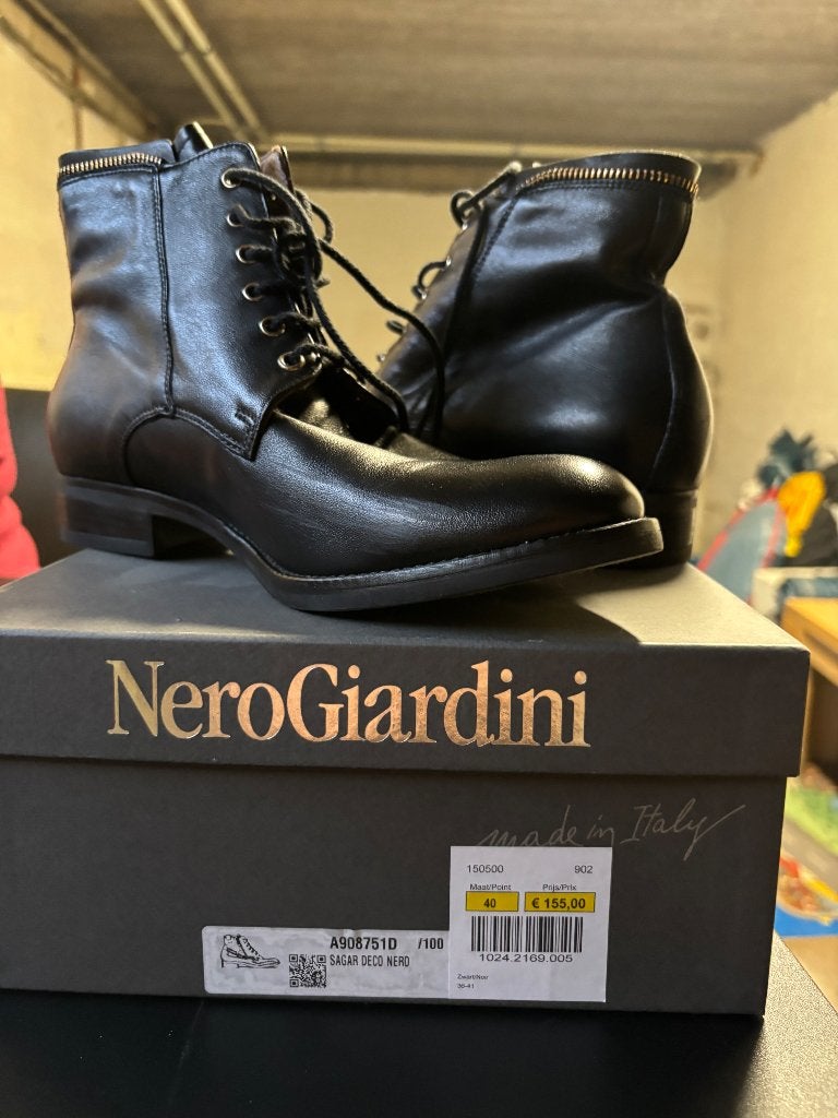 Dameslaarzen Nero Giardini, Enlèvement, Boots et Botinnes, Noir, Neuf