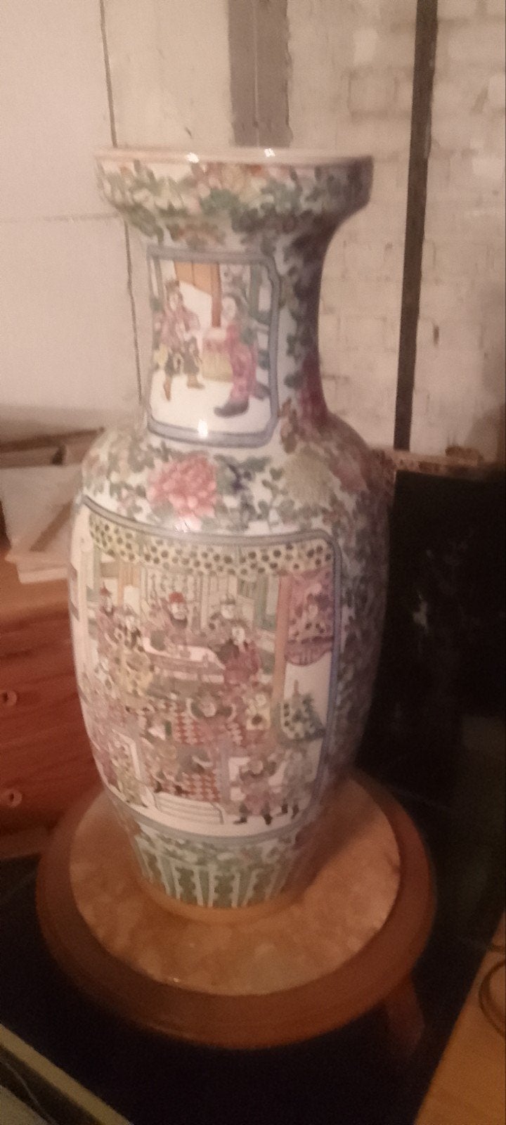 Grote Chinese vaas uit de Quianlong-dynastie.