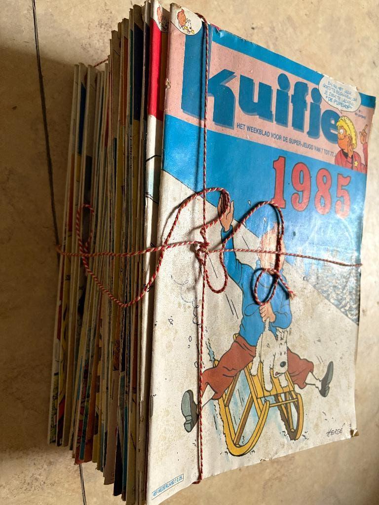 Kuifje weekbladen jaargang 1984 - 1985, Complete serie of reeks, Ophalen, Gelezen