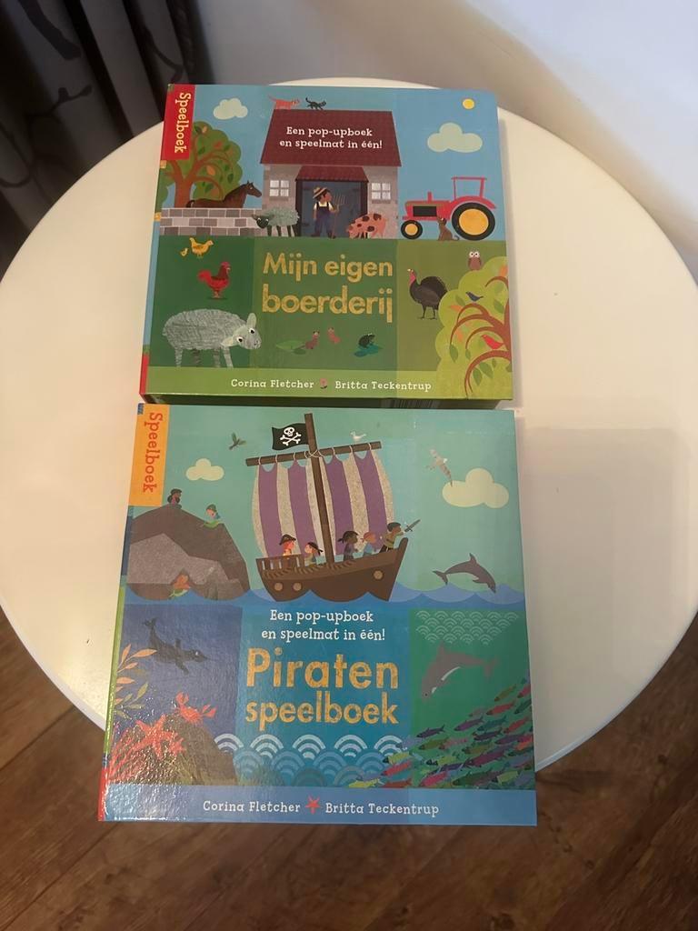 Pop-up boek / speelmat boederij piraten speelgoed speelboek, Ophalen of Verzenden