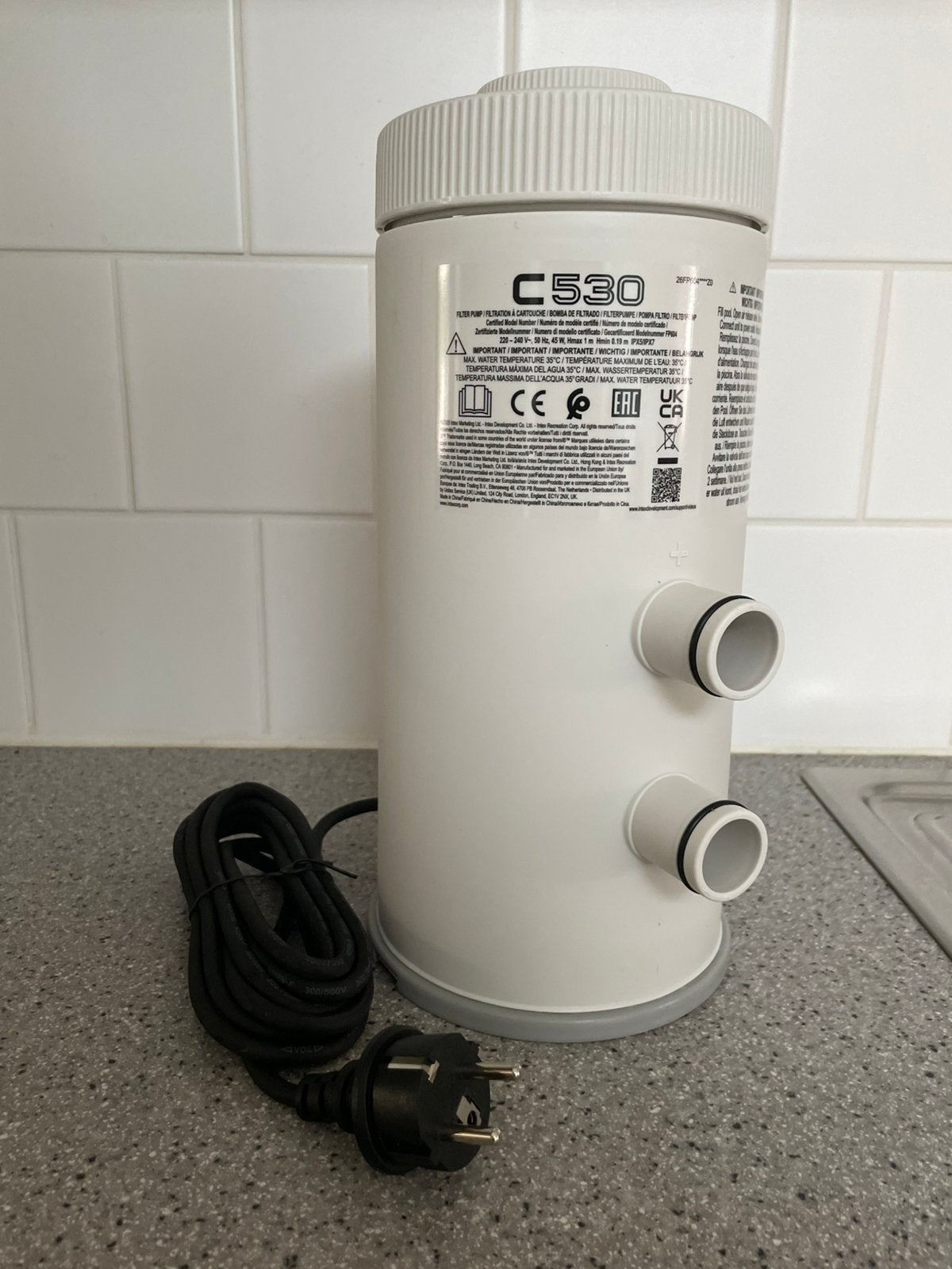 Ongebruikte Intex filterpomp c530 met cartridge - NIEUW, Ophalen, Nieuw