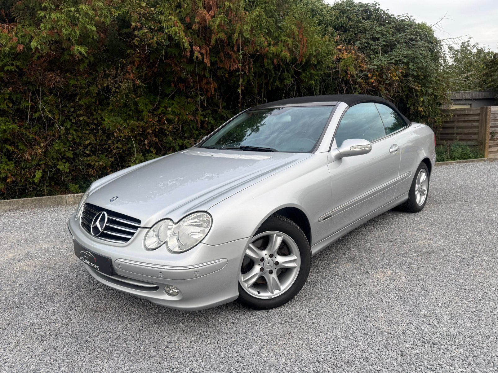 Mercedes-Benz CLK 200 Compressor Avantgarde * AUTOMAAT, Auto's, Automaat, 4 zetels, Achterwielaandrijving, Zwart