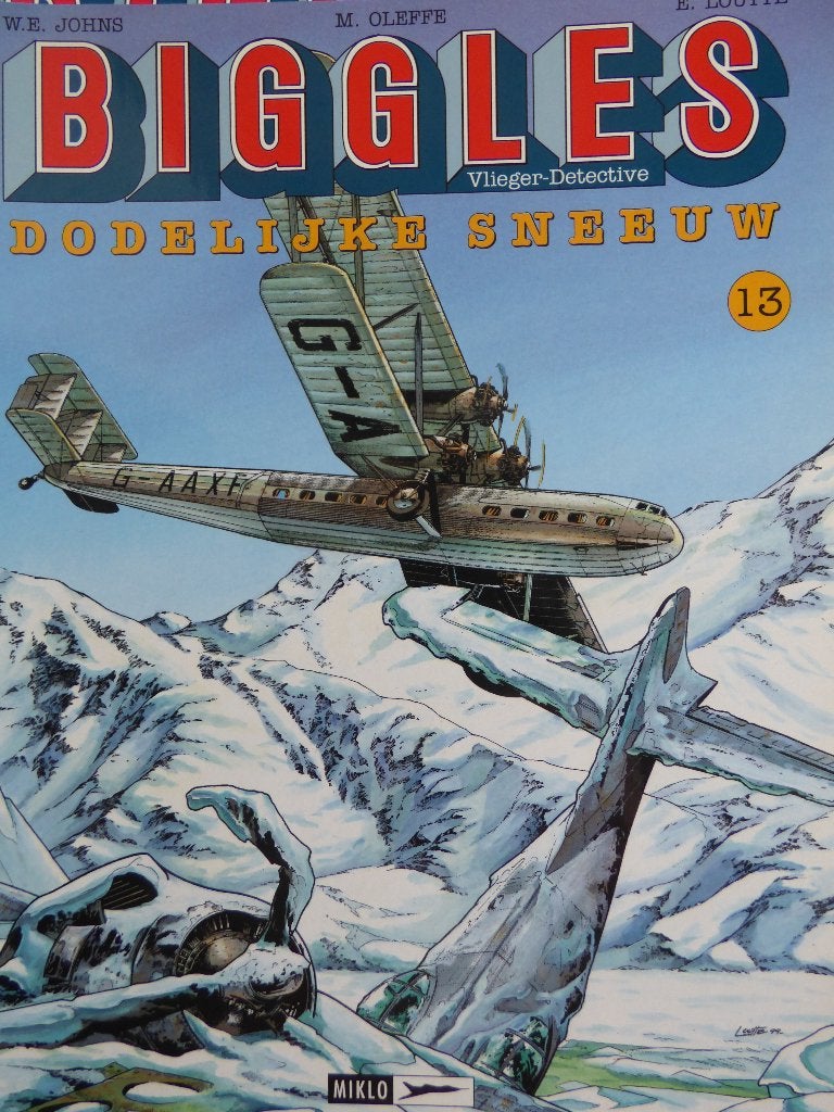 biggles ,   dodelijke sneeuw ,   softcover in nieuwe staat, Boeken, Ophalen of Verzenden