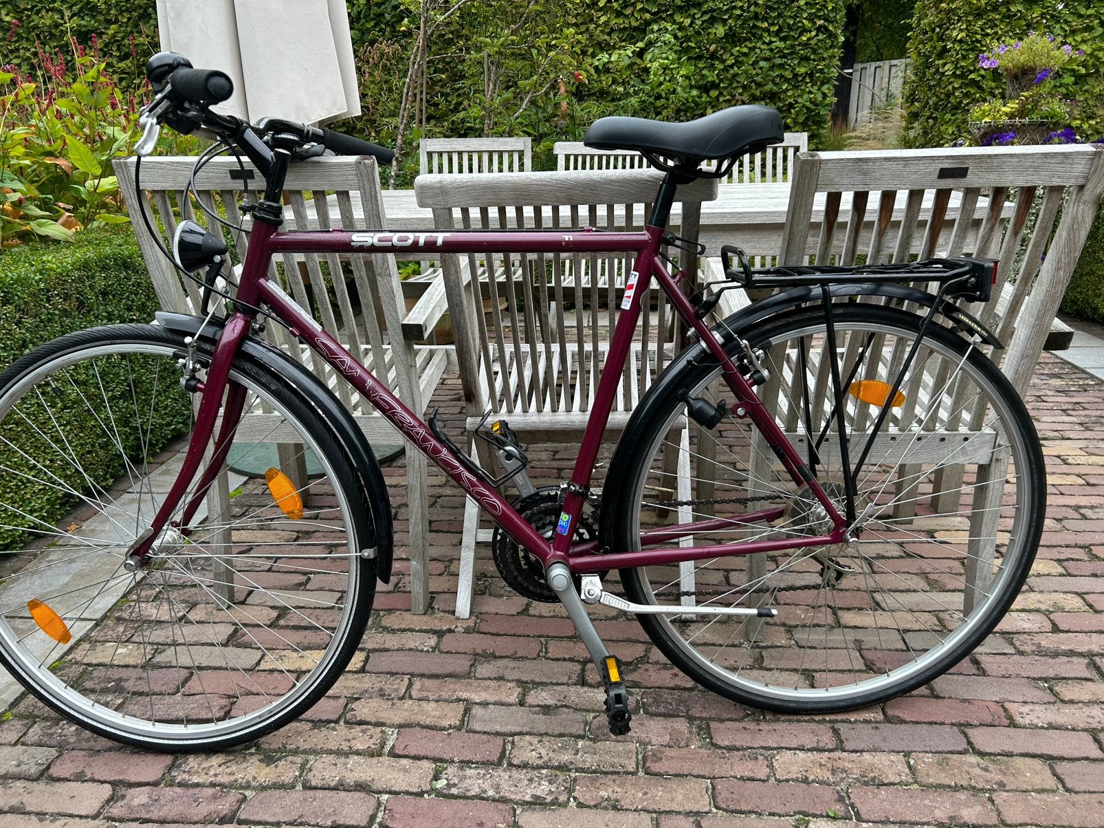 Studentenfiets, Ophalen, Gebruikt, Velgrem, 53 tot 57 cm
