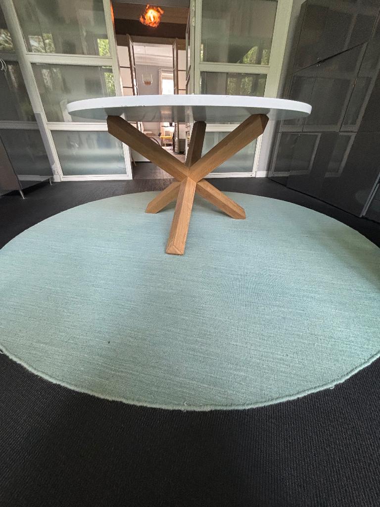 Rond tapijt turquoise, Ophalen, Overige kleuren, Rond, 200 cm of meer