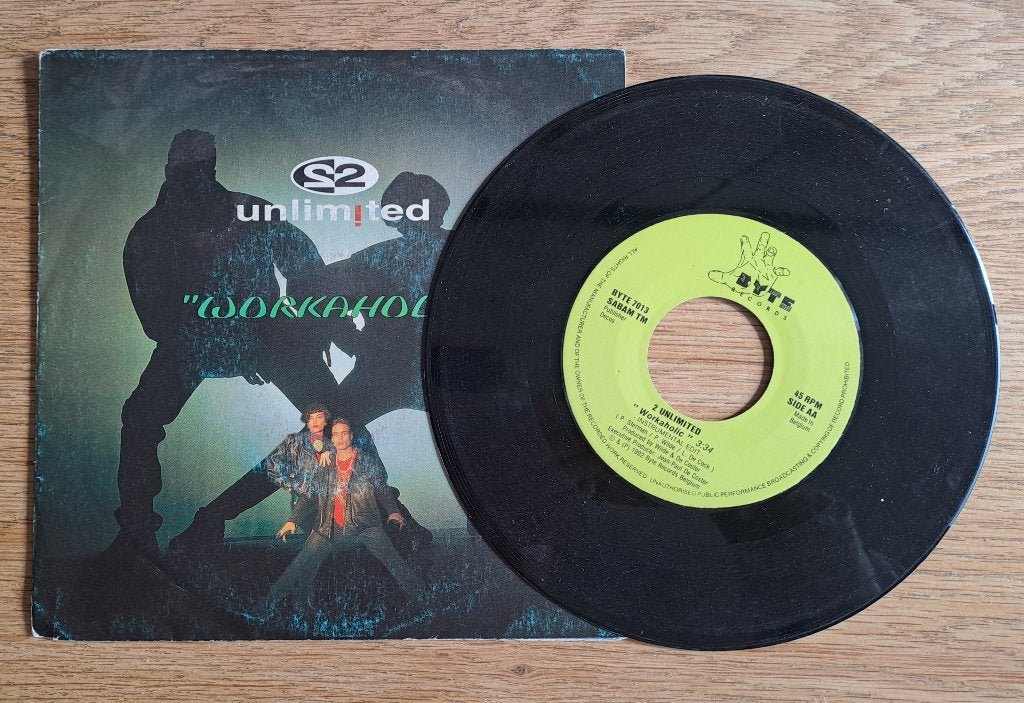 2 Unlimited - Workaholic, Cd's en Dvd's, Vinyl Singles, Gebruikt, Originele persing, 7 inch, Ophalen of Verzenden