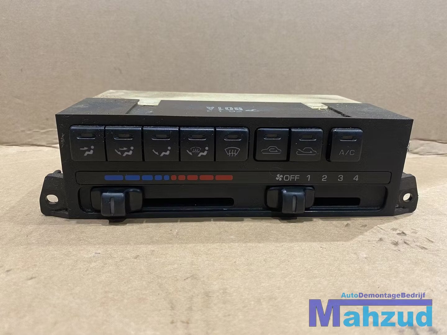 MAZDA 323 F Kachel bedieningspaneel airco 1994-1998, Gebruikt, Shinchi, Fuchu-Cho 3-1
730-8670  Hiroshima, Mazda Motor Corporation