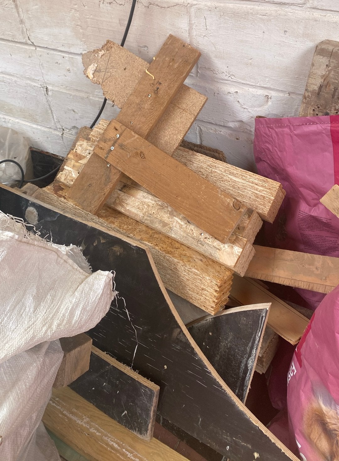 Gratis hout / brandhout, Tuin en Terras, Brandhout, Ophalen
