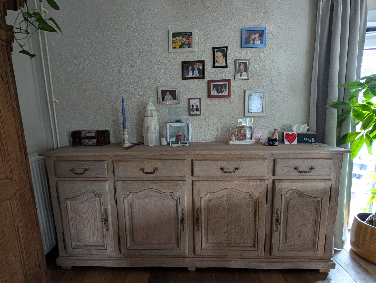 dressoir, Ophalen, Gebruikt, 100 tot 150 cm, Eikenhout
