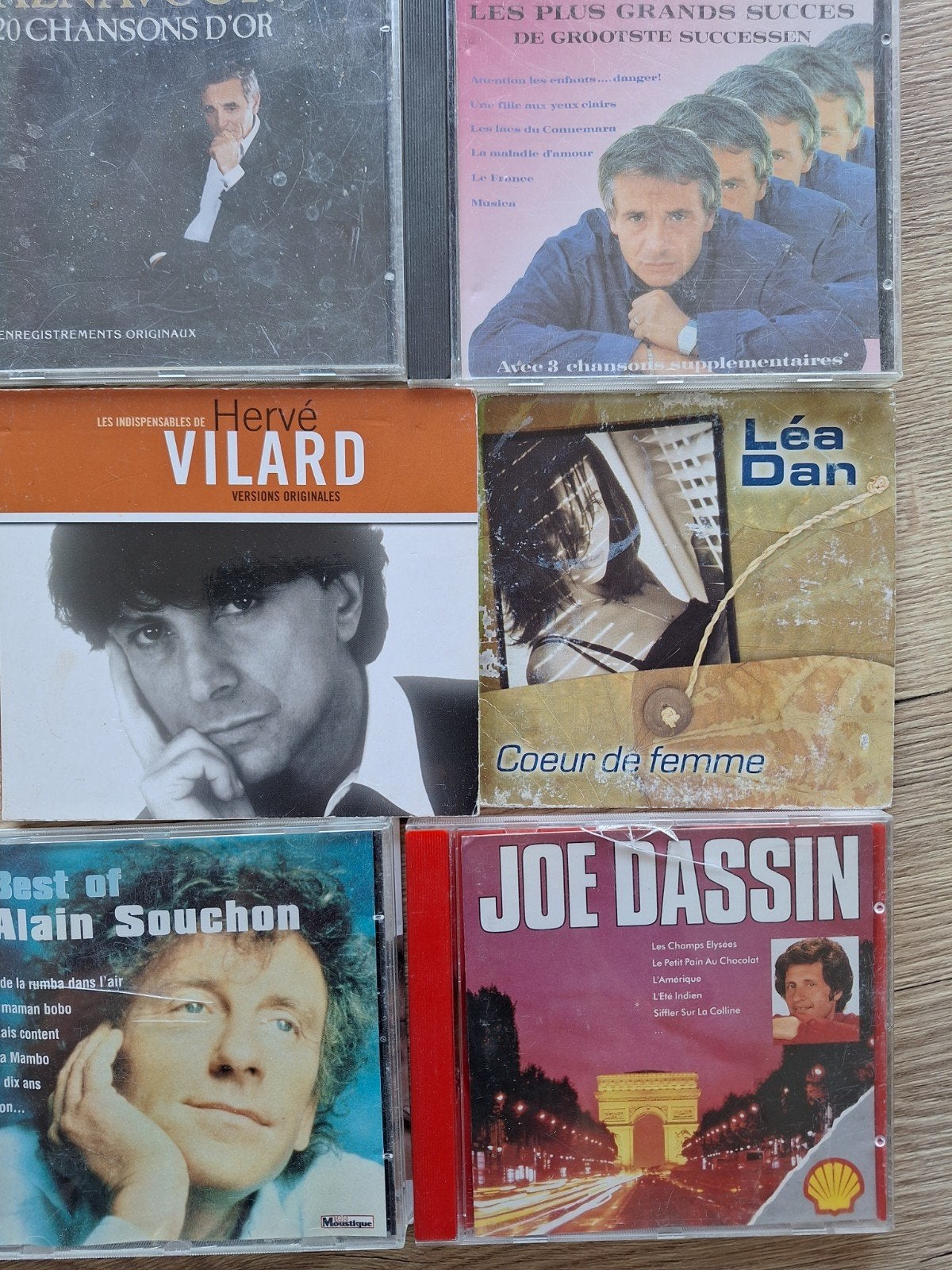 6 CD Franse zangers, Ophalen of Verzenden