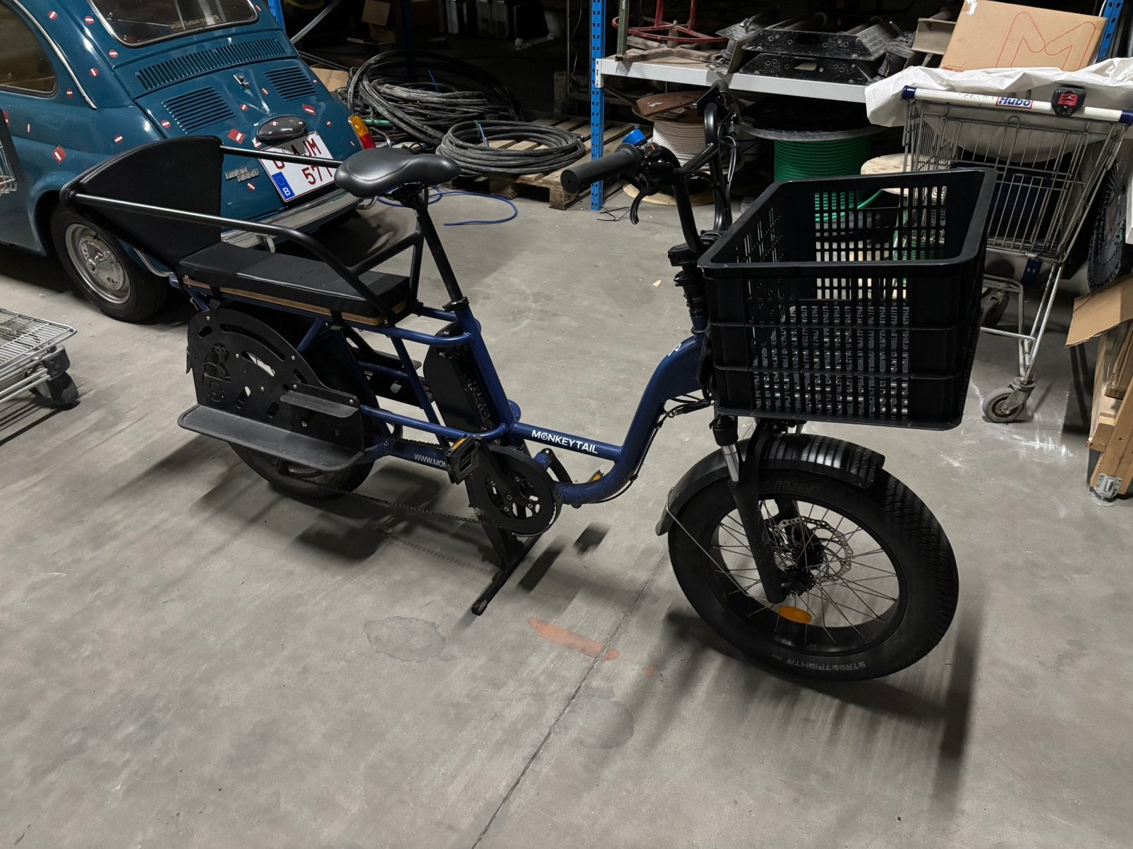 Monkeybike longtail, Fietsen en Brommers, Ophalen, Zo goed als nieuw, Schijfrem, Overige typen