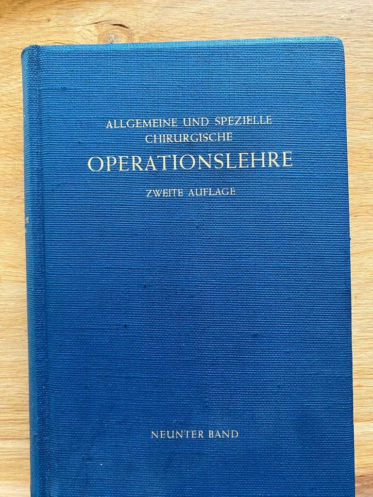 Allgemeine und spezielle chirurgische Operationslehre Bd. IX, Boeken, Ophalen of Verzenden, Gelezen, Natuurwetenschap