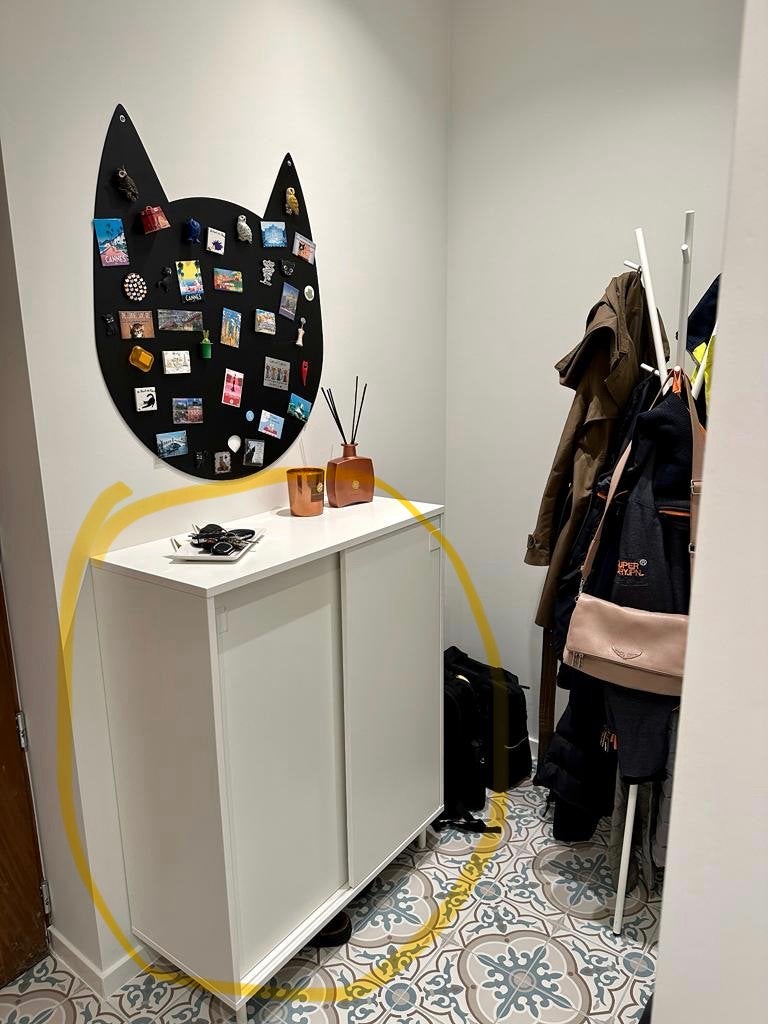 Witte schoenkast Mackapar van ikea, Huis en Inrichting, Kasten | Schoenenkasten, Ophalen, Gebruikt