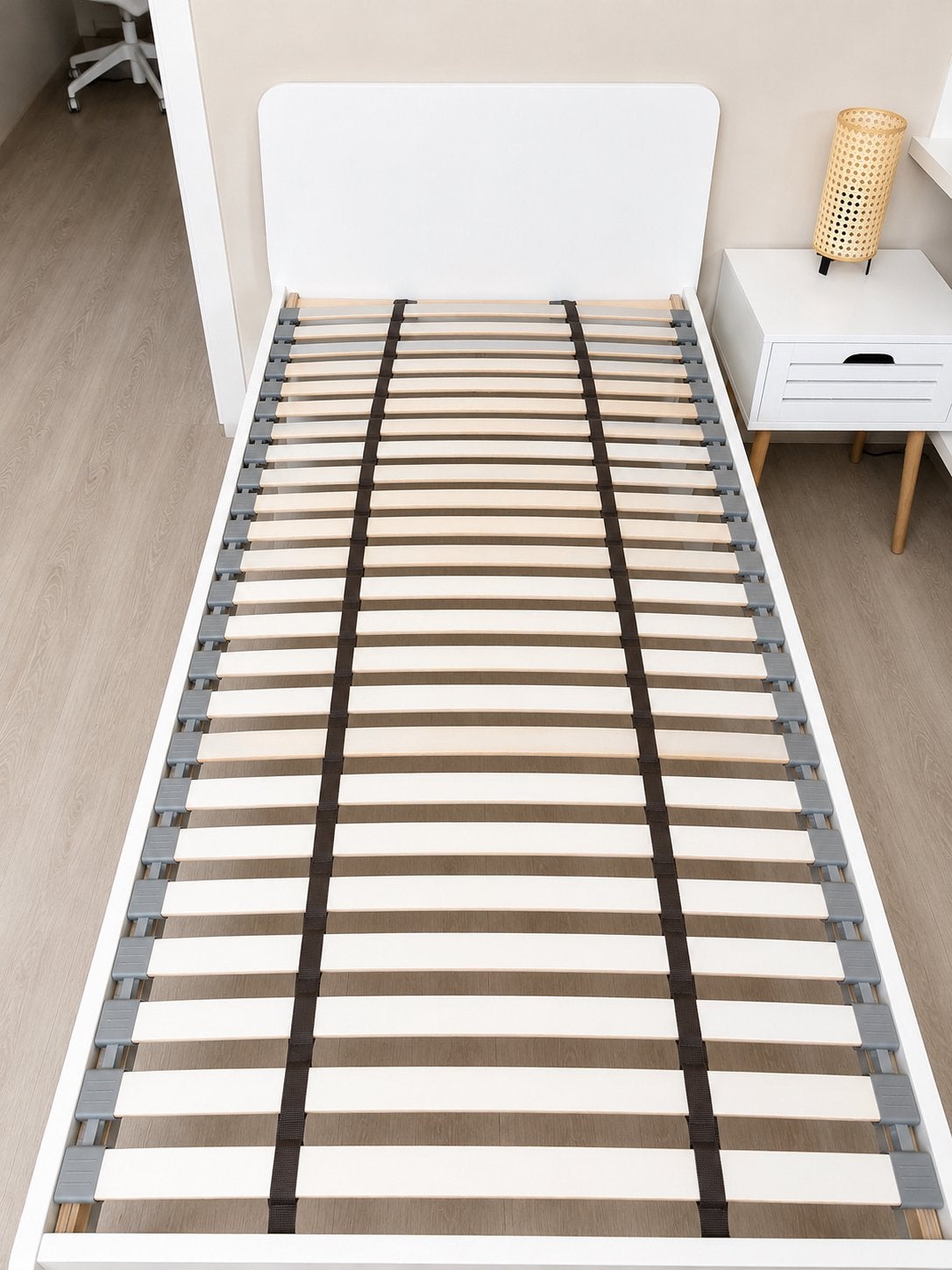 IKEA eenpersoonsbed 90x200 cm met lattenbodem, Maison & Meubles, Chambre à coucher | Lits, Utilisé, Une personne, 90 cm, 200 cm