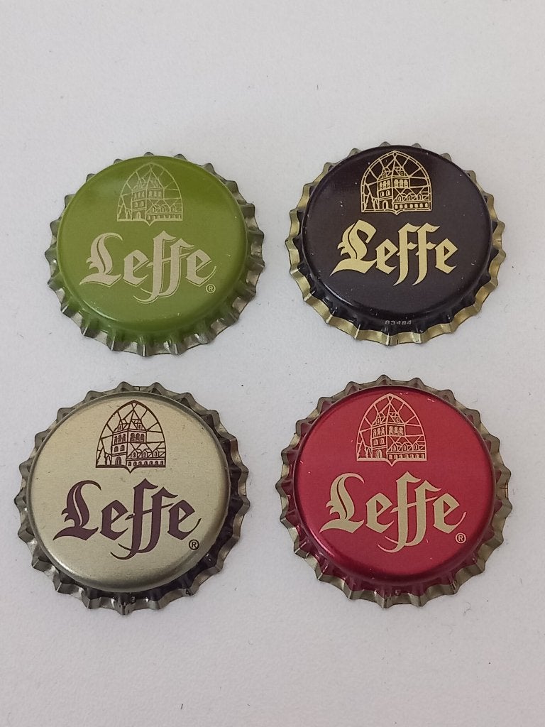 Kroonkurken  4 X  LEFFE BIER, Verzenden, Nieuw, Leffe