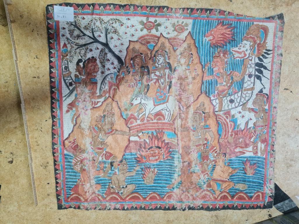 Traditionele schilderkunst uit Bali.Kamazov, Ophalen of Verzenden