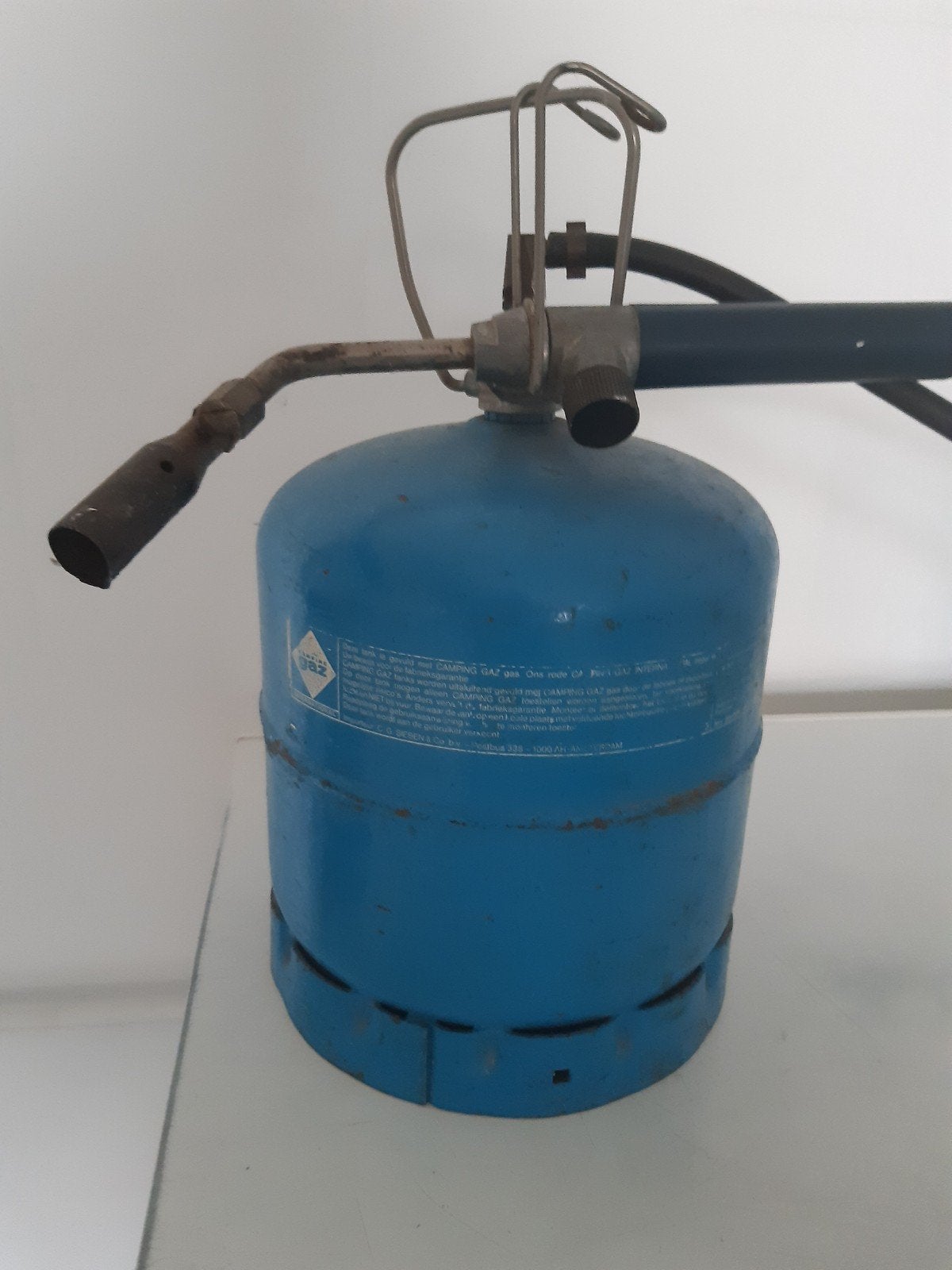 Gasbrander, Ophalen